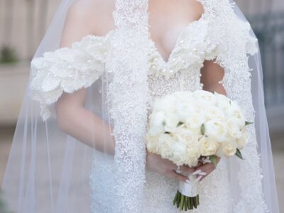 White Elegant Wedding Dress
