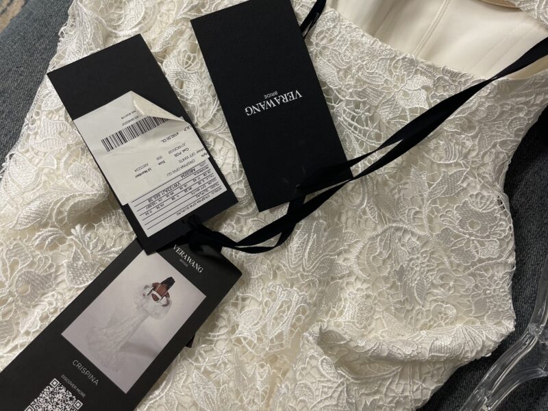 Vera Wang "Crispina" Wedding Dress - Bridal Size 6 (Tags Included)