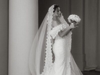 White Elegant Wedding Dress
