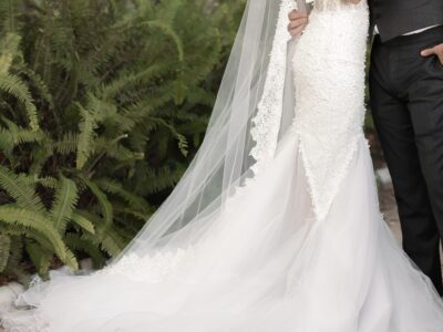 White Elegant Wedding Dress