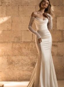 Eva Lendel “Envy” Wedding Dress – Brand New, Never Worn (Size 6 / EU 40)