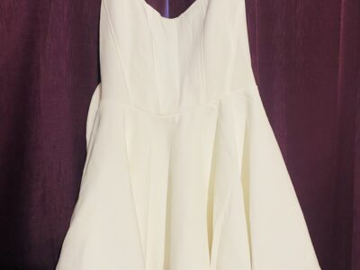 Rue Mini Dress-Ivory