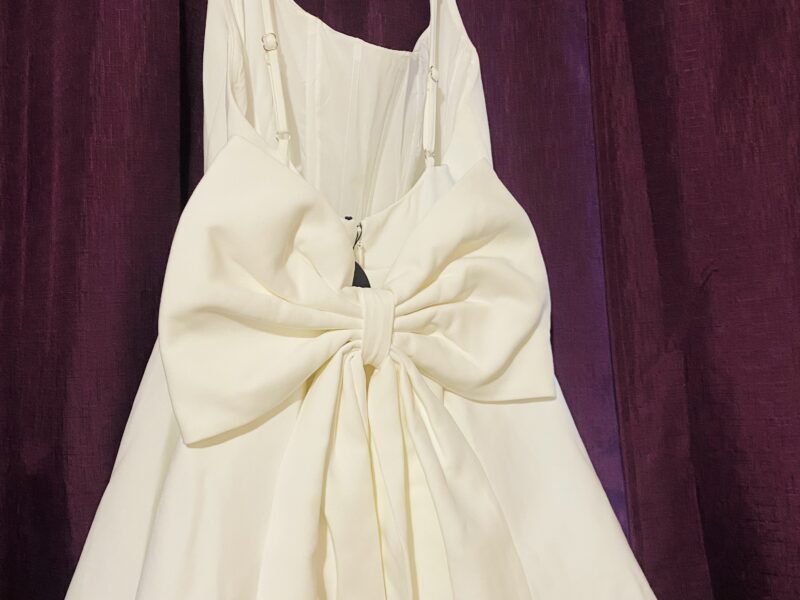 Rue Mini Dress-Ivory