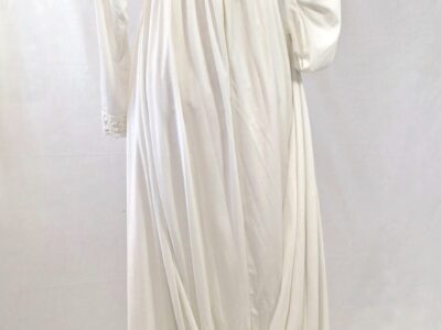 LGWU 1970s Jersey knit minimalist wedding dress